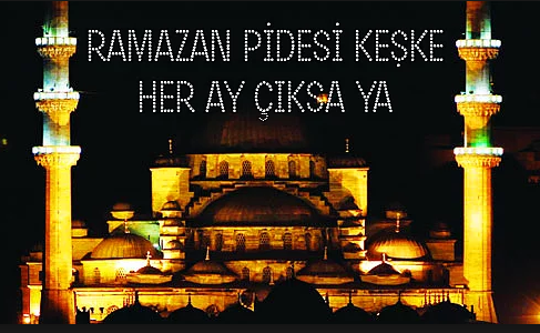 Ramazan Ayı - Cami Mahyası