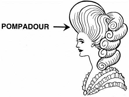 Madame De Pompadour Saç Stili